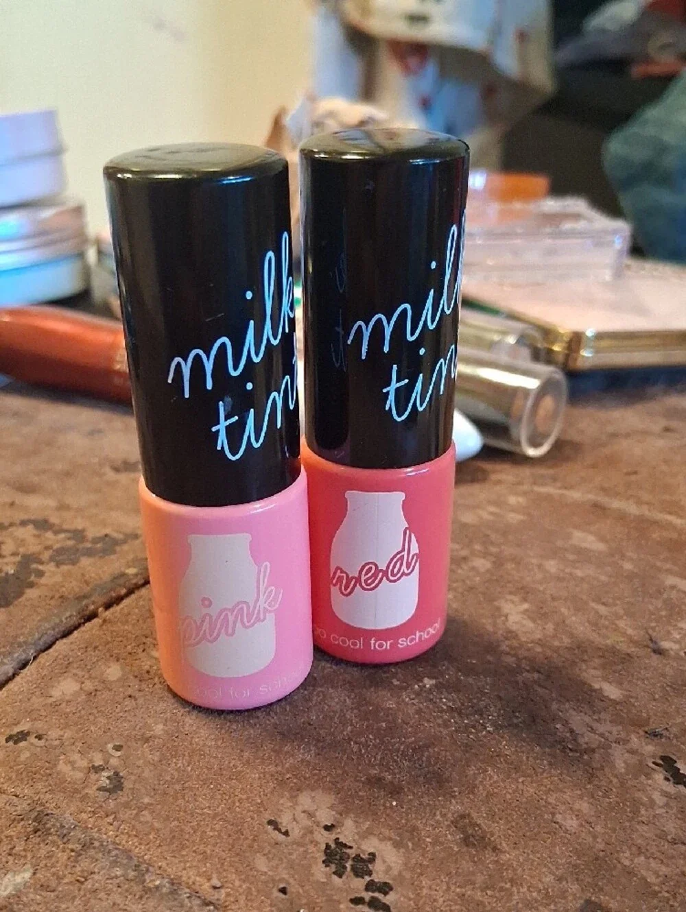 Too Cool For School Milk Tint Lip Tint - Pink & Red